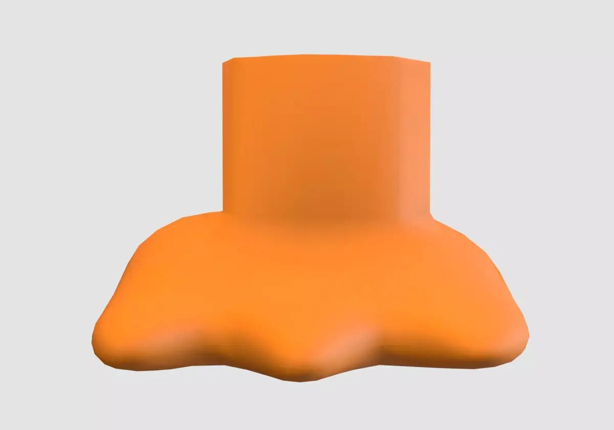 animal cartoon foot  3D model
