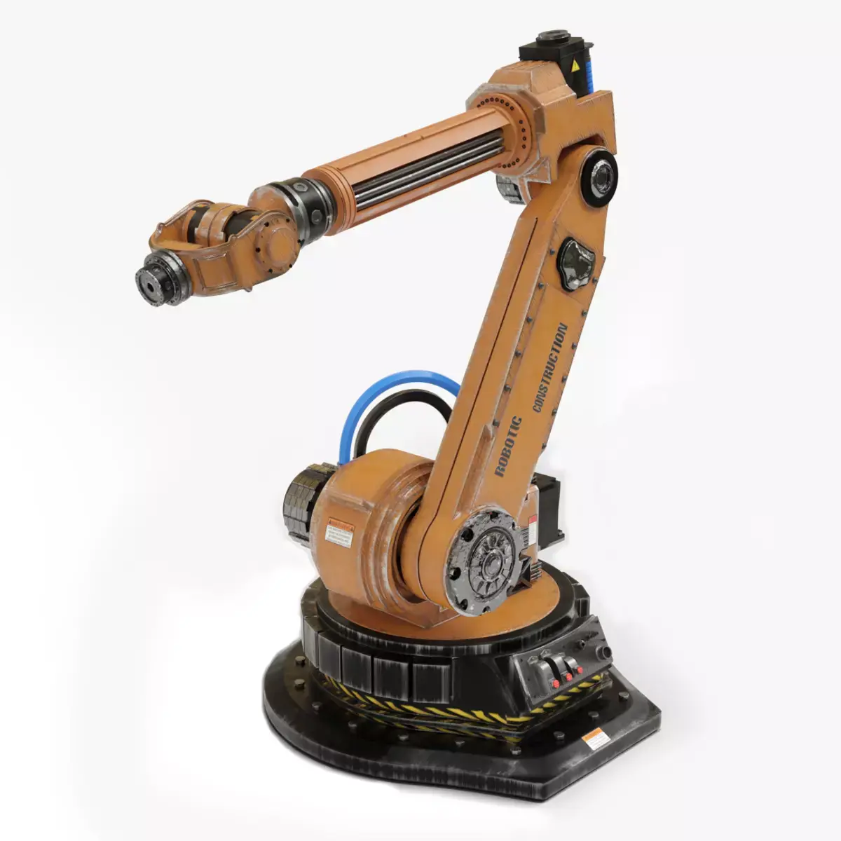 Robotic Arm Rigged and Animated 3D model purchase