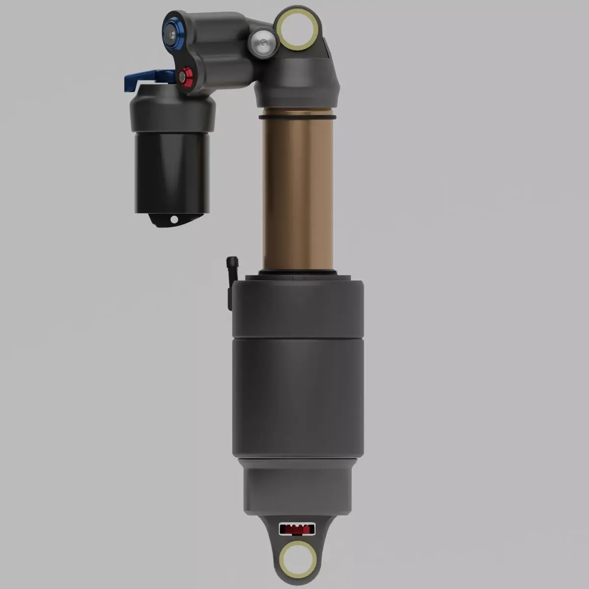 MTB Rear suspension shock  Free 3D model