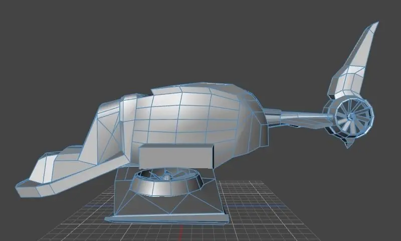 Helicopter spacecraft Free 3D model