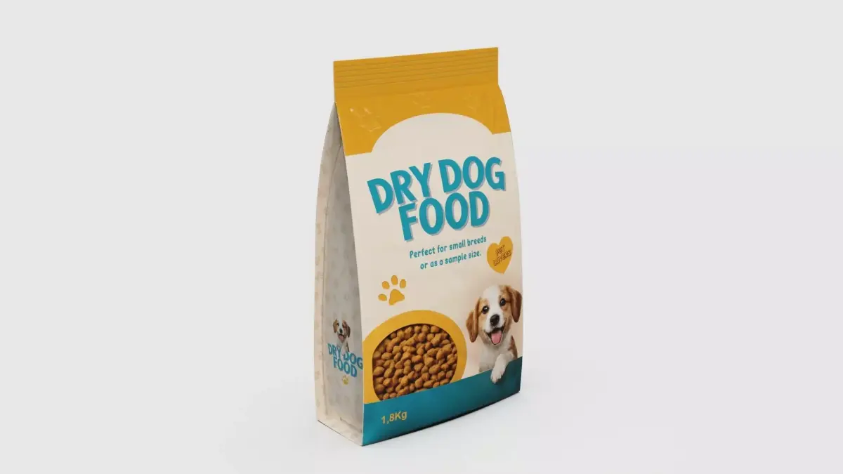 Dry Dog Food Low-poly 3D model purchase
