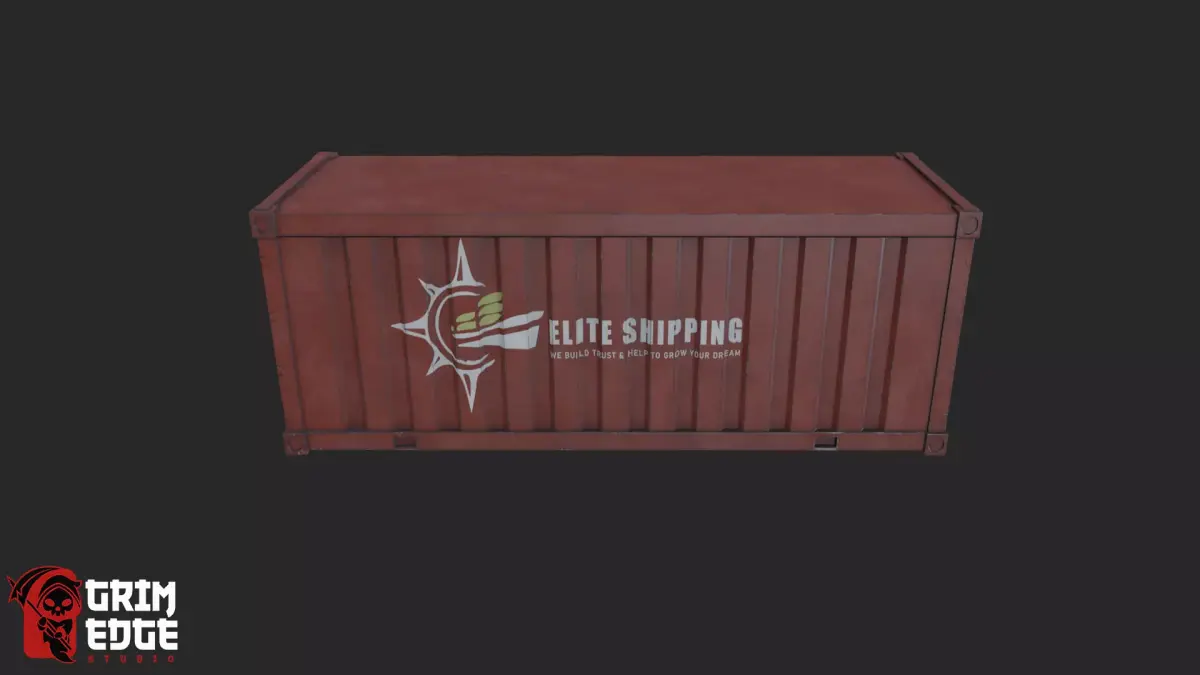 Shipping Cargo Container 3D model purchase