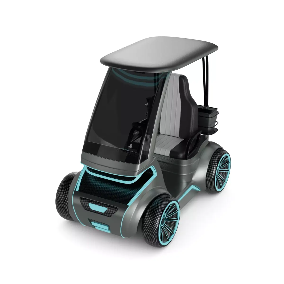 Golf Cart 3D model buy