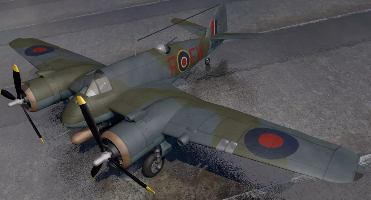 Bristol Beaufighter Mk-10 3D model