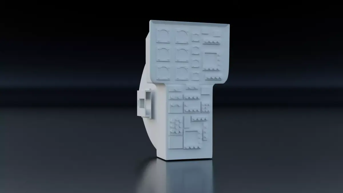 Cockpit Hughes 500 3D print model