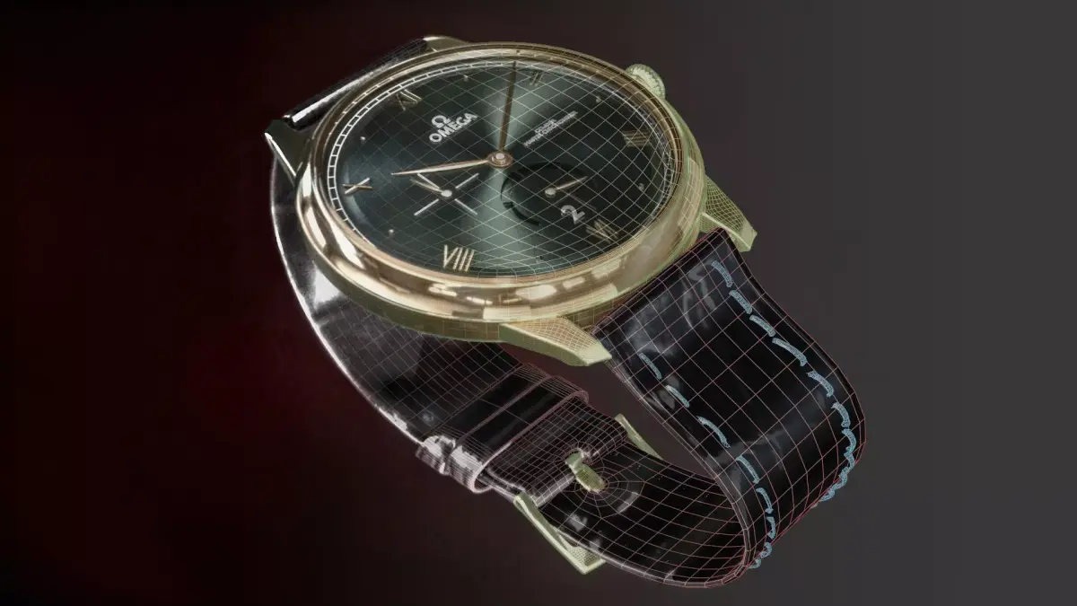 Realistic Omega Watch 3D model