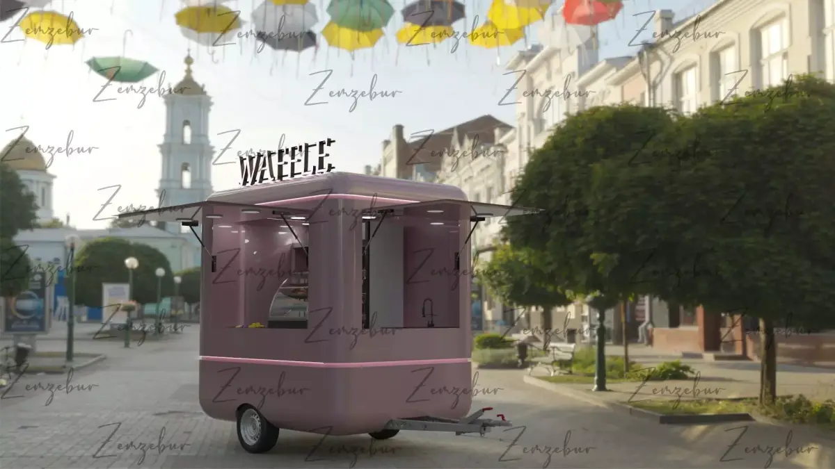 WAFfLE FOOD TRUCK 3D model