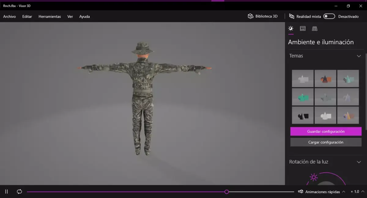 military character - low poly Unreal Engine Free low-poly 3D model