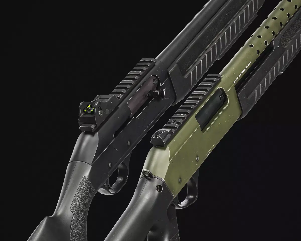 Fabarm Shotguns Low-poly 3D model