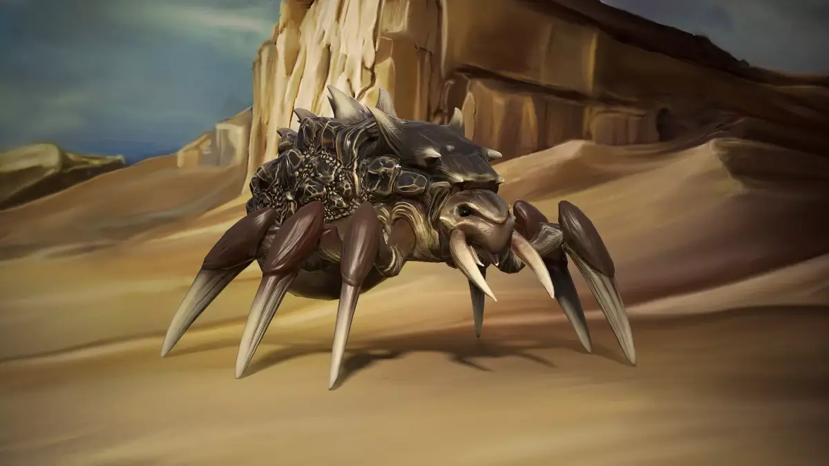 Highland Beetle  - Game Ready Low-poly 3D model Low-poly 3D model