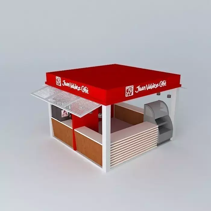 Basic Juan Valdez Cafe Store Free 3D model