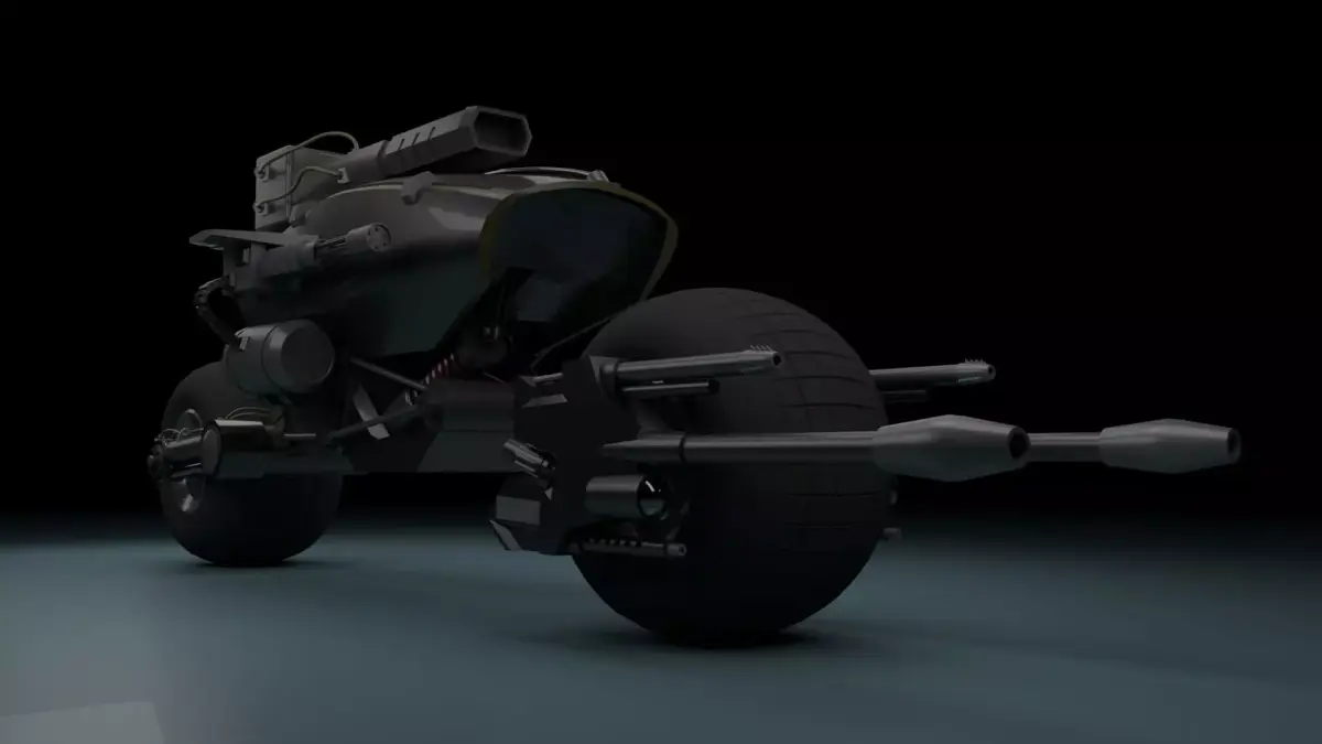 Modified Bat cycle 3D model