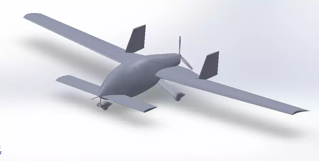 Canard Motoglider 3D model