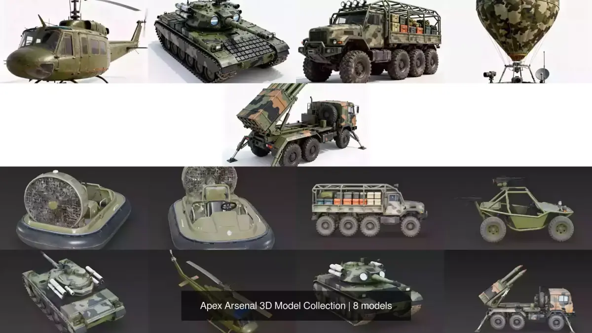 Apex Arsenal 3D Model Collection 3D Model Pack