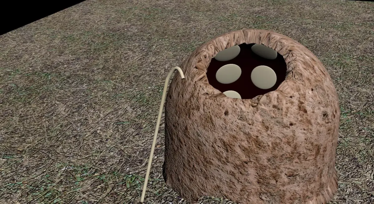 stone oven tandoor 3D model