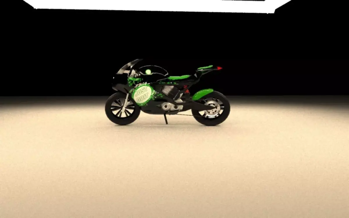 Motorcycle Colibri 3D model
