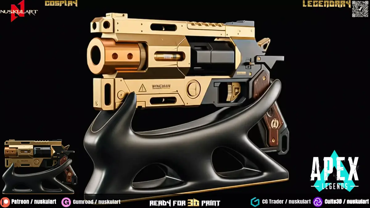 Wingman - Apex Legends - Multi Part - 3D Printing 3D print model