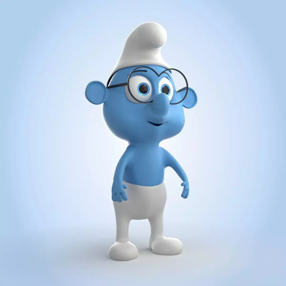 Brainy Smurf 3D model