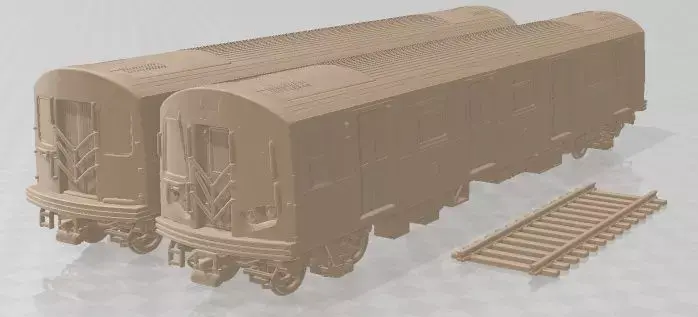 R160 Train New York City Subway Printable 3D print model