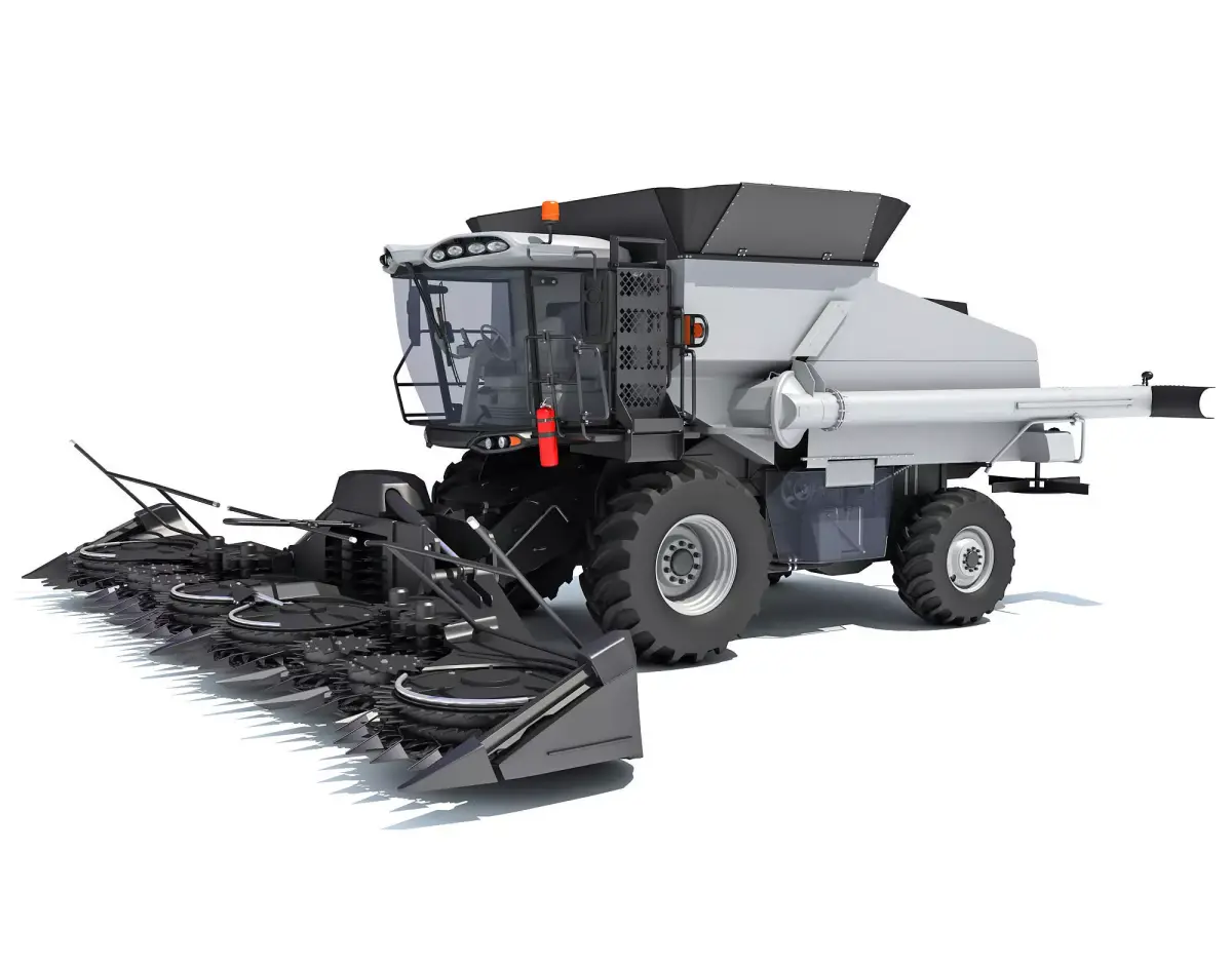 Combine Harvester 3D model 10