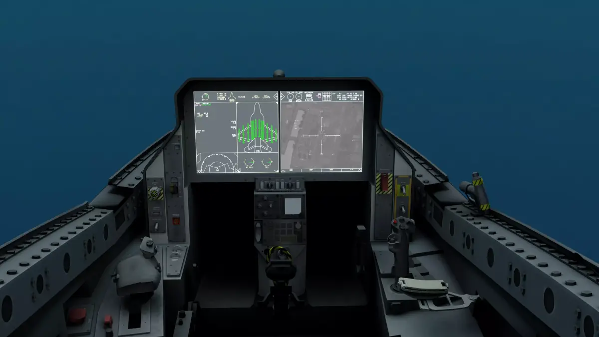 F-35 Cockpit Low-poly 3D model