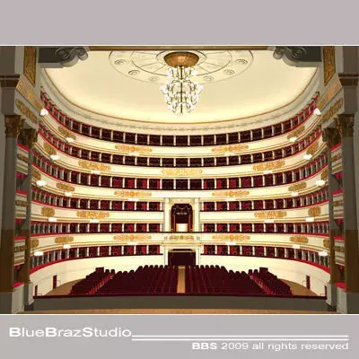Scala Theatre 3D model