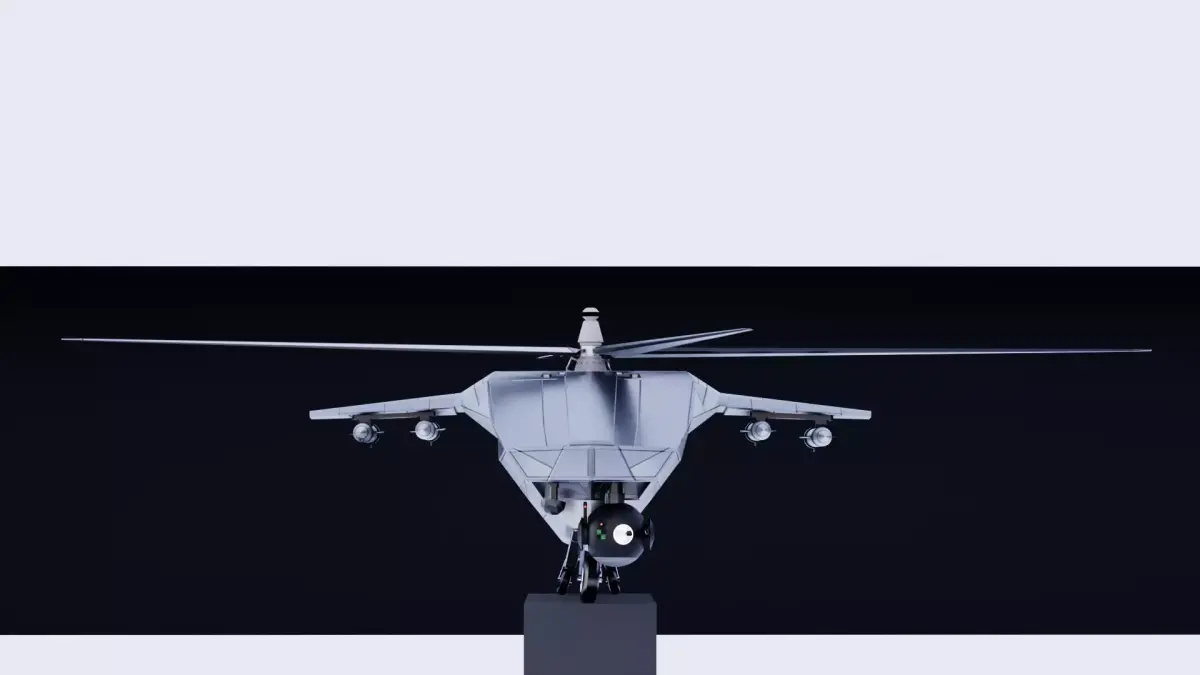 Unmanned helicopter Free 3D model