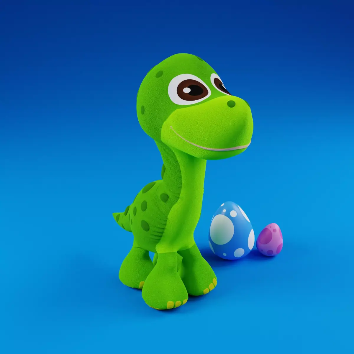 Stuffed Toy Dino model 3D model