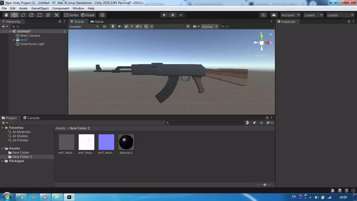 Ak-47 ak - rifle 3D model 4