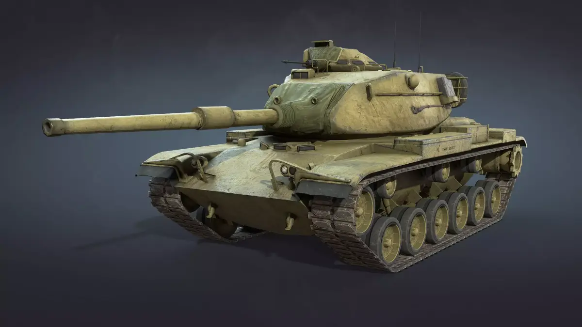 M60A1 Tank Low-Poly Low-poly 3D model