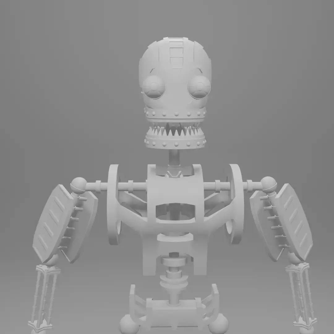 The Fnaf Skeleton Low-poly 3D model