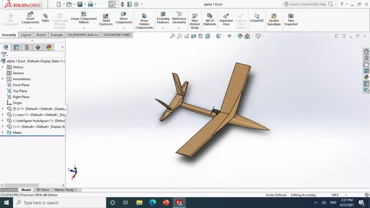 aircraft model paper airplane Free 3D model