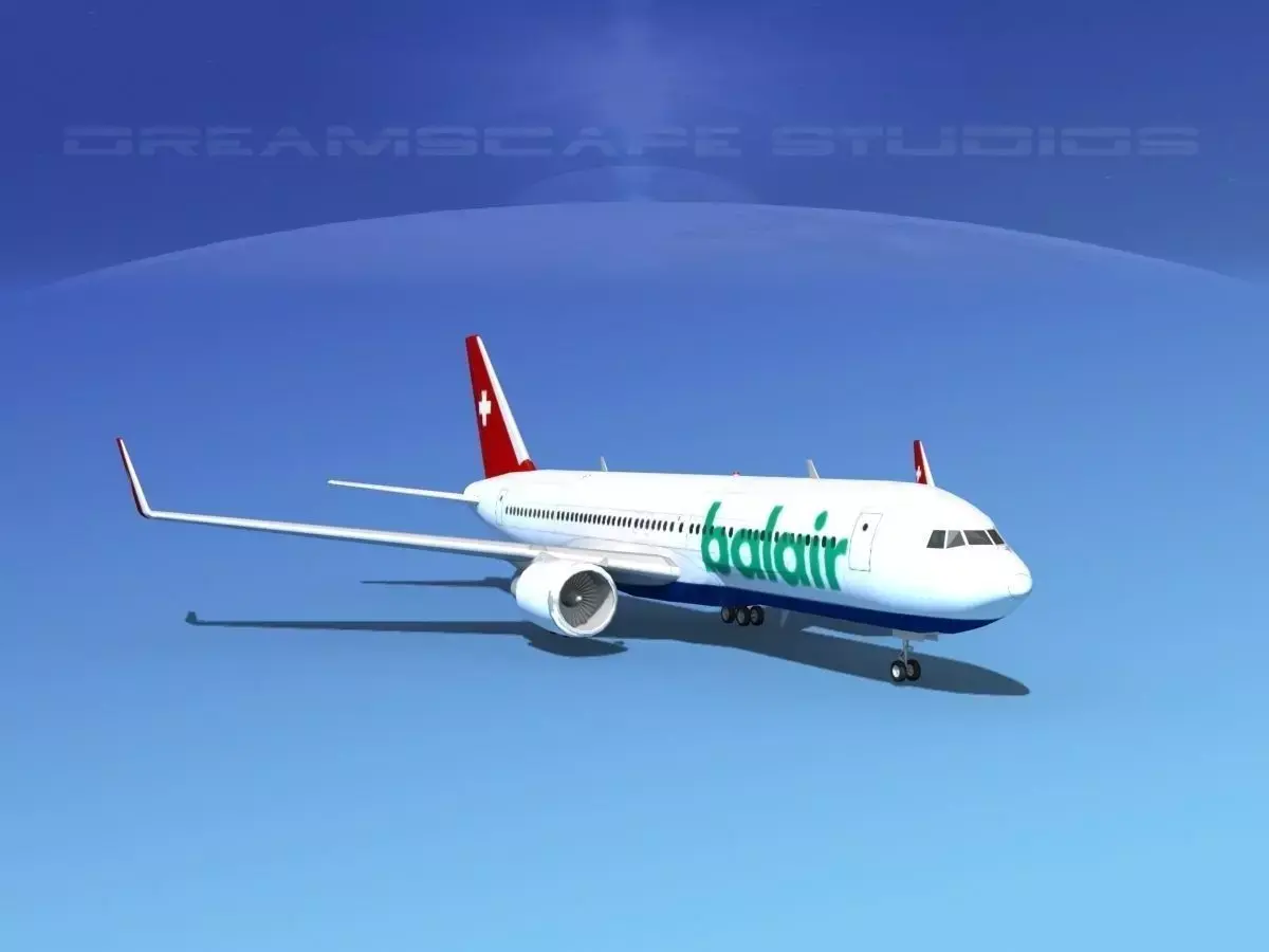 Boeing 767-300 Balair 3D model