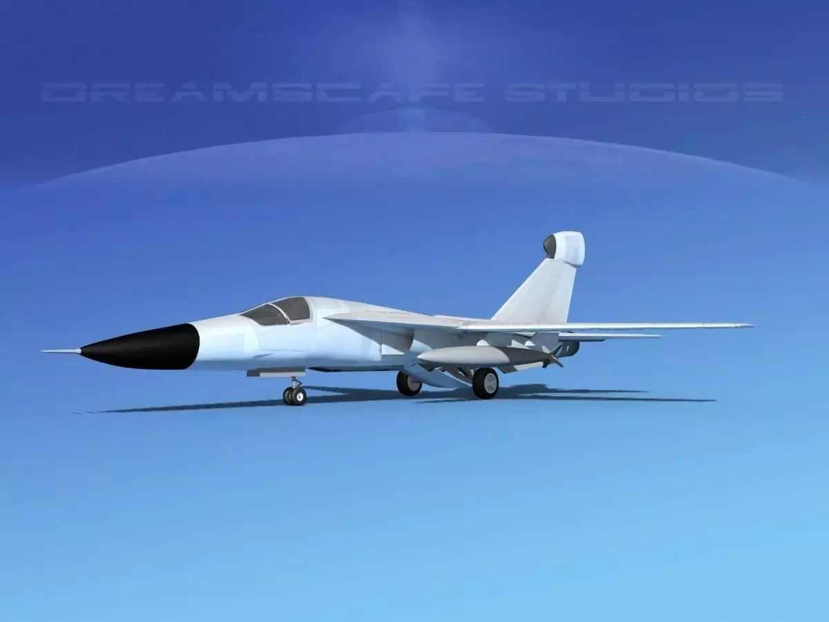 General Dynamics EF-111 Raven Bare Metal 3D model