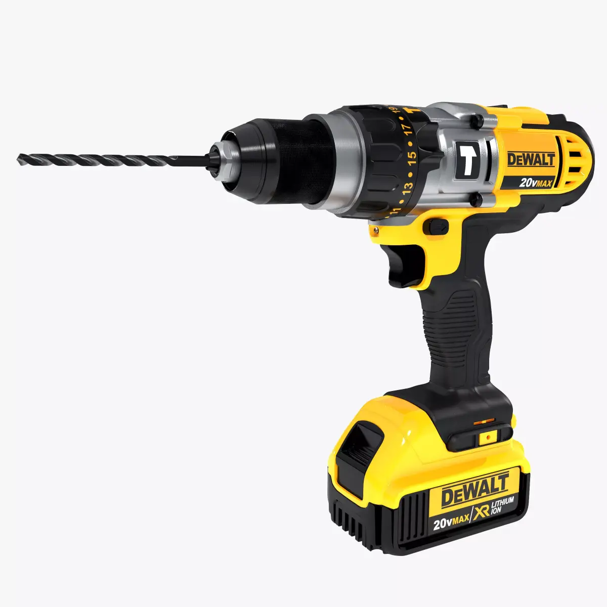 Cordless Power Drill 3D model