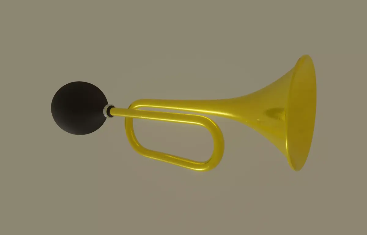 Car Air Horn 3D model