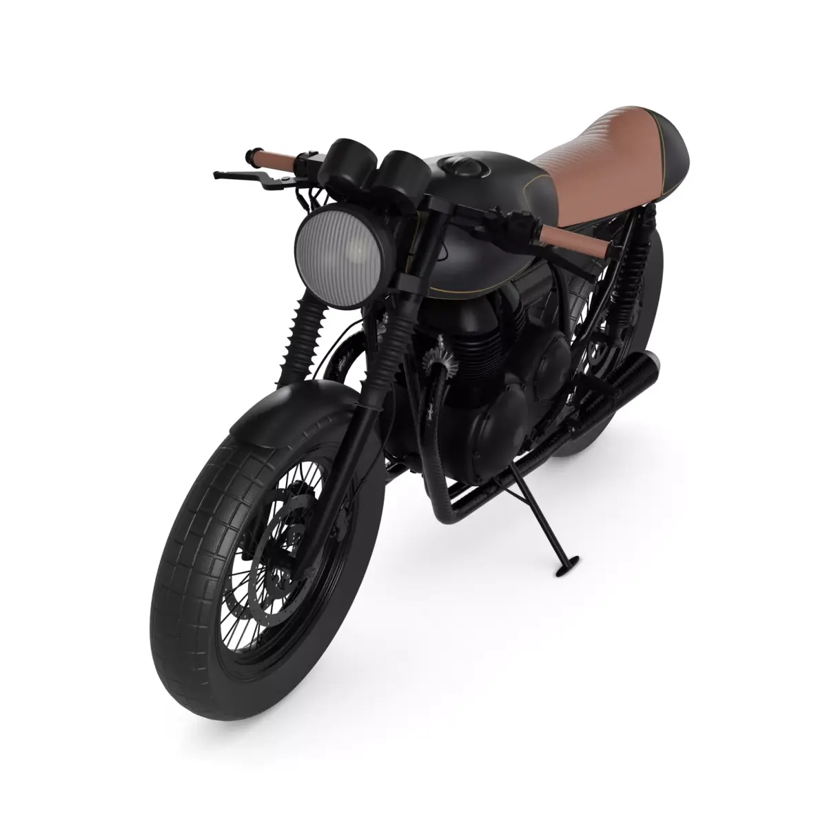 Cafe Racer Motorcycle 3D model order