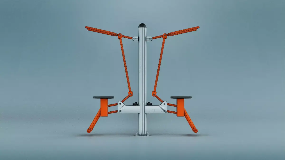 Outdoor Sports Equipment Low-poly 3D model