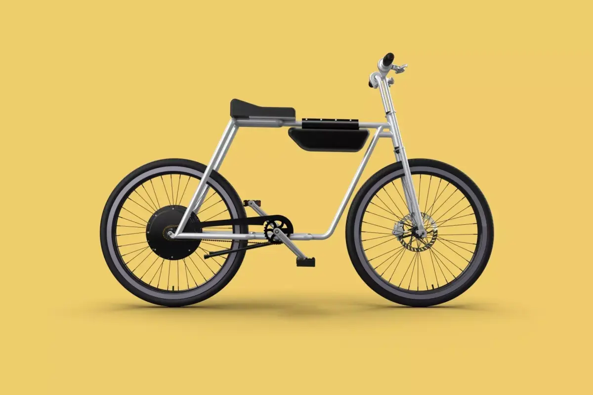 COOL ECOBIKE EBIKE ELECTRIC BICYCLE UNIQUE EV 3D model