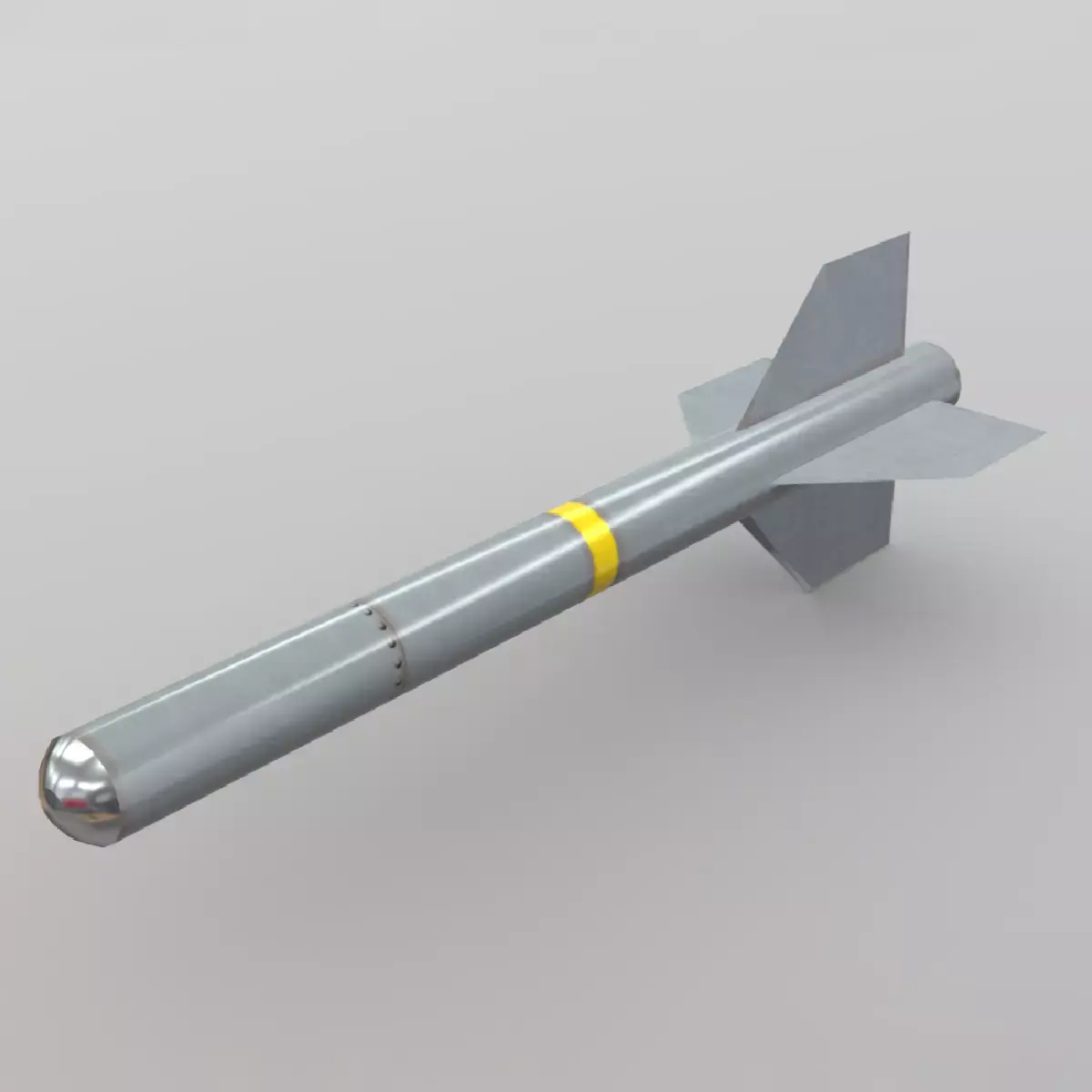 Air to Air Missile Low-poly 3D model