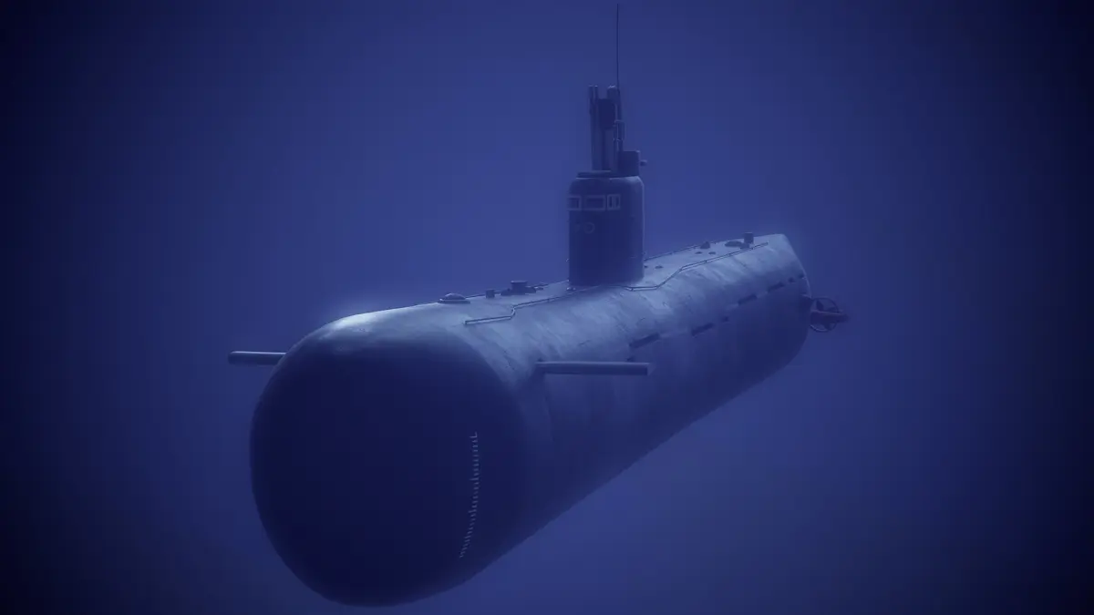 B-515 Tango-Class Submarine 3D model