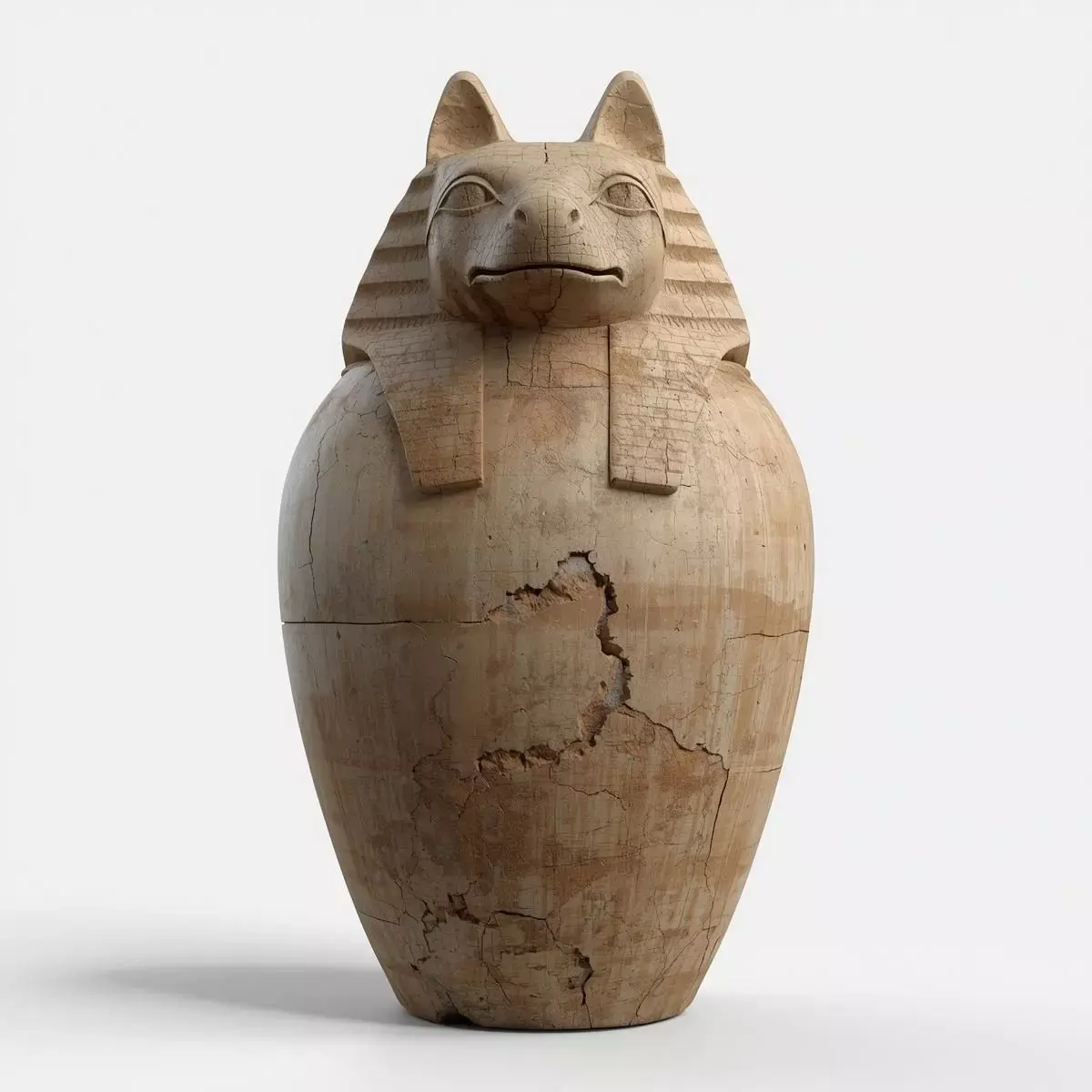 Ancient Egyptian Canopic Jar 3D Prop Analysis 3D model purchase