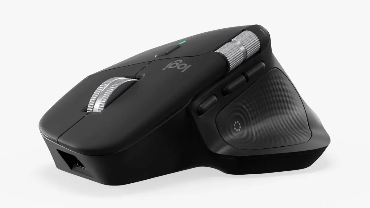 Logitech MX Master 4 Ergonomic Wireless Mouse Black 3D model