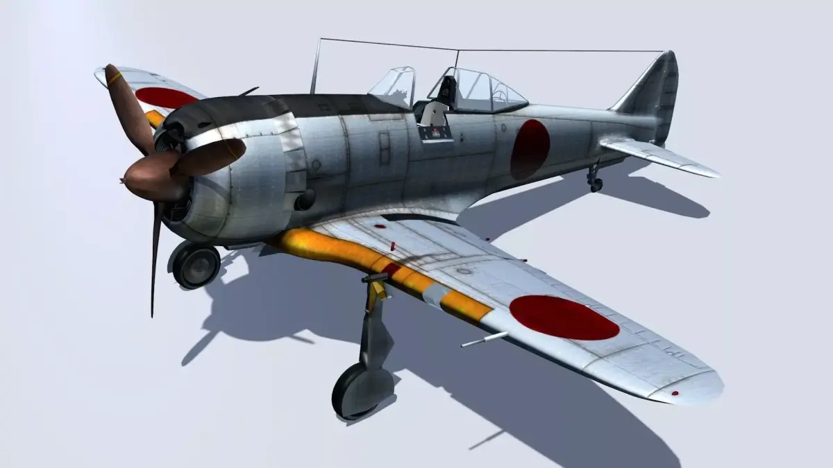 Nakajima Ki-44 shoki 3D model