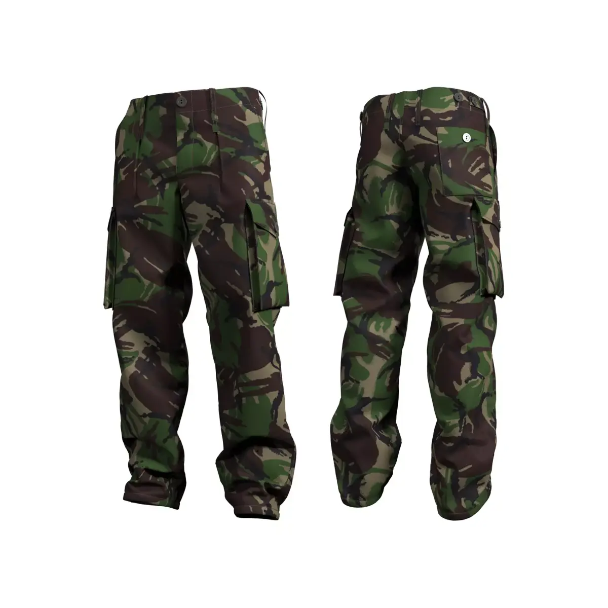 British Trouser DPM Combat Lightweight CS95 - Marvelous Designer 3D model