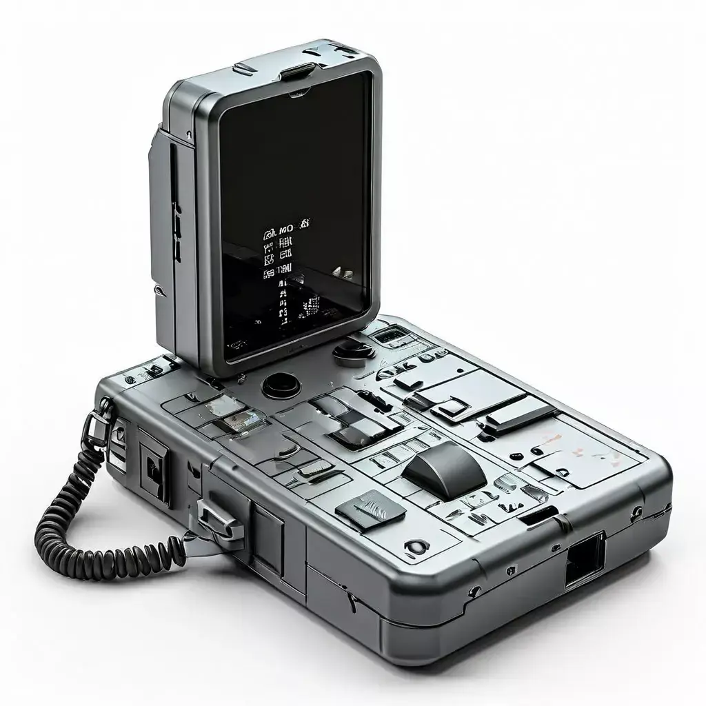 SciFi Handheld Computer Device Low-poly 3D model
