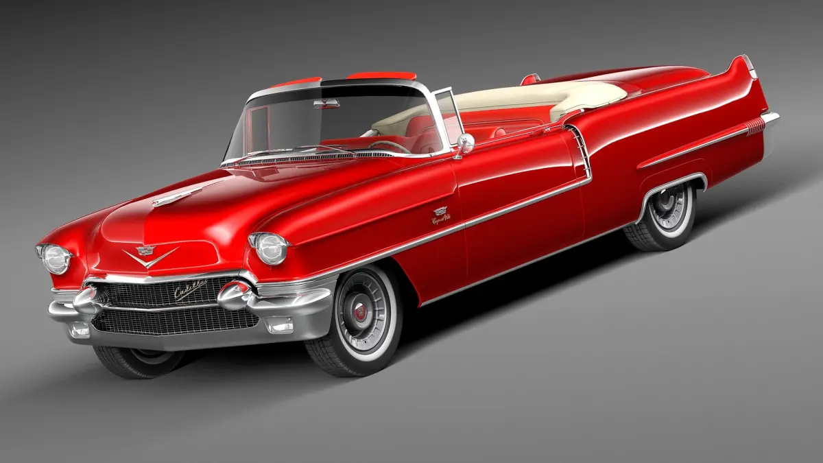 Cadillac 1956 series 62 convertible 3D model