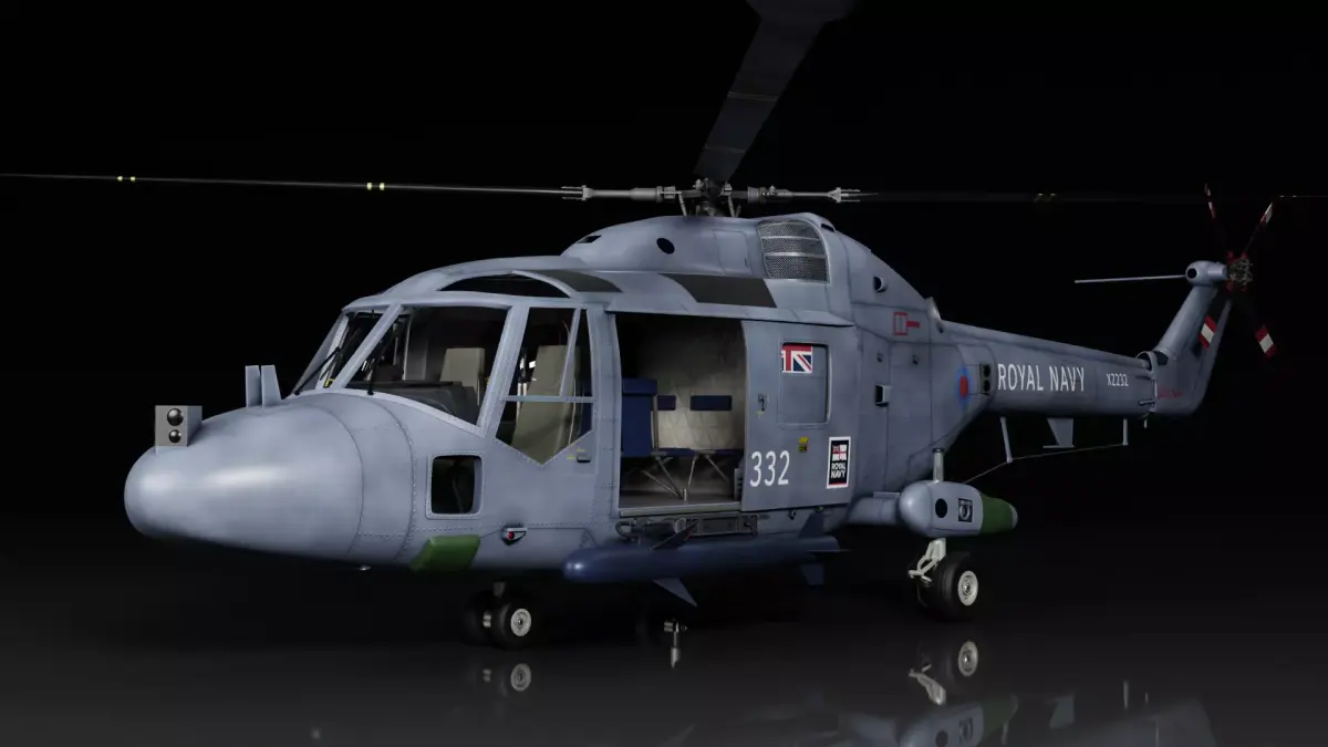 Westland Lynx HAS2 3D model
