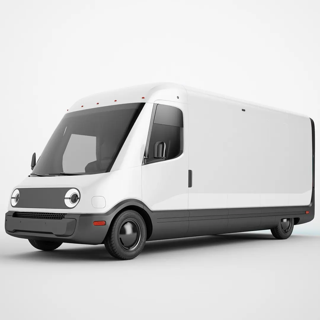Generic Electric Delivery Van 01 3D model