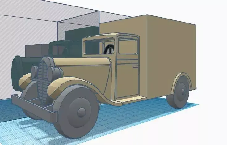 Ambulance from Tinin Cigars of the Pharaoh 3D print model